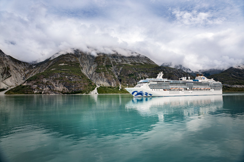 Island Princess in Alaska